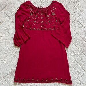 NWOT Altar'd State Embroidered Bohemian‎ Dress Women's Size S